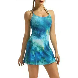 Gym Rainbow Women’s XL Dress Workout Tennis Pickleball Sweat Wicking Bra NEW